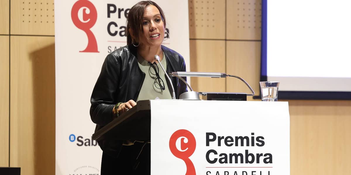 Marta Farrés, als Premis Cambra. Autor: D.Jiménez.