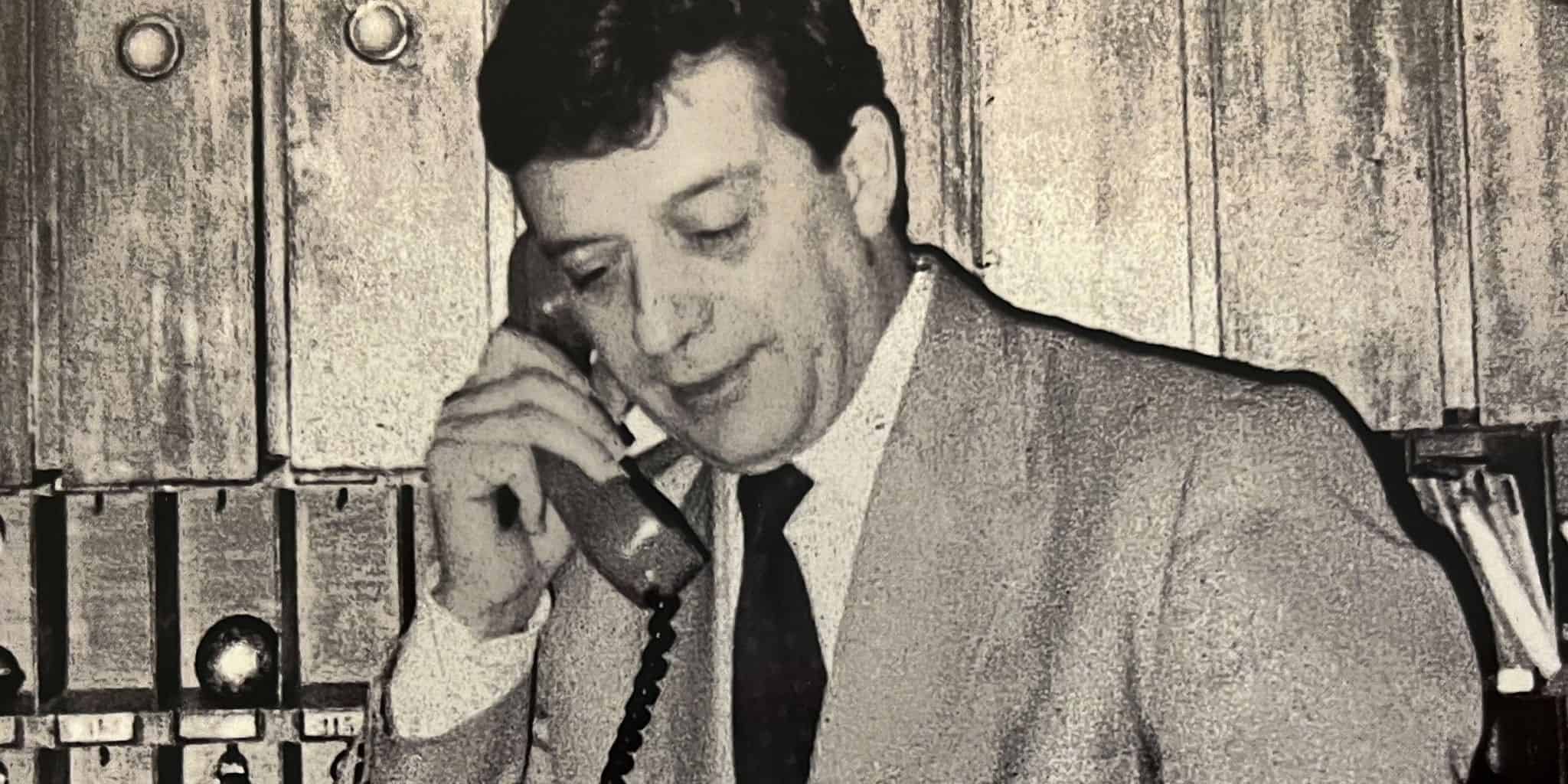 Miquel Borrell, fent una reserva. Autor: cedida.