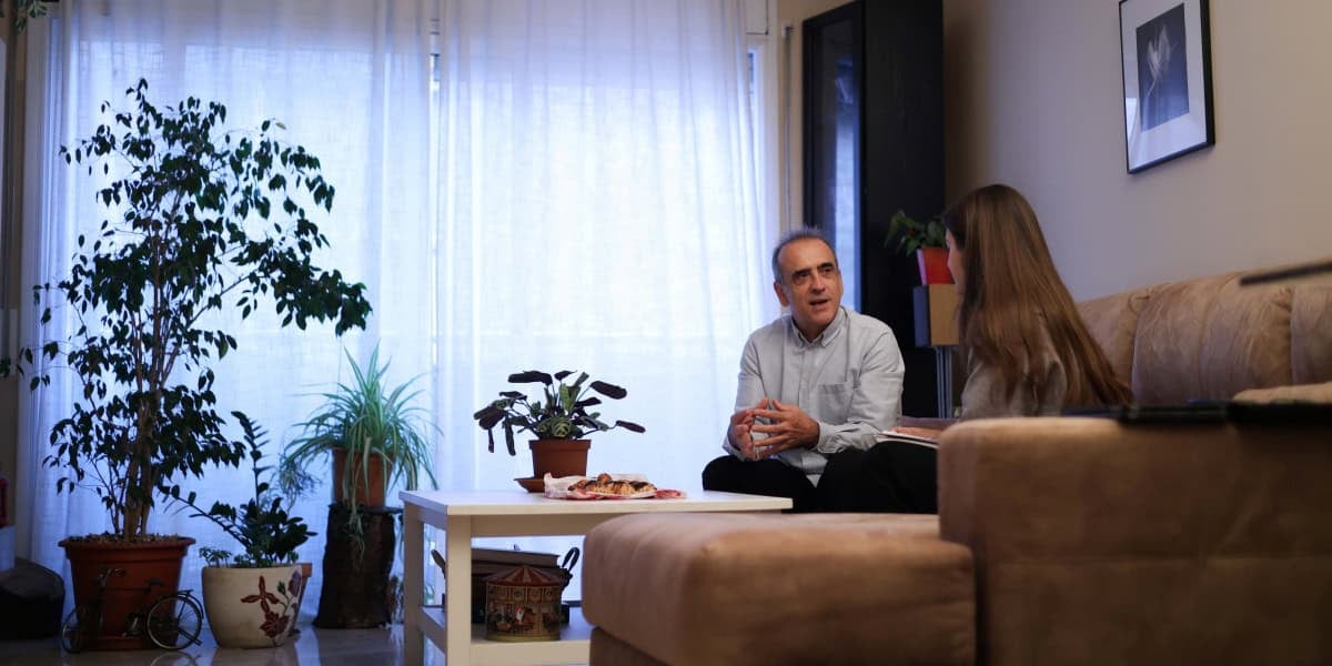 L'escriptor sabadellenc Xavier Vidal. Autor: D.Jiménez.