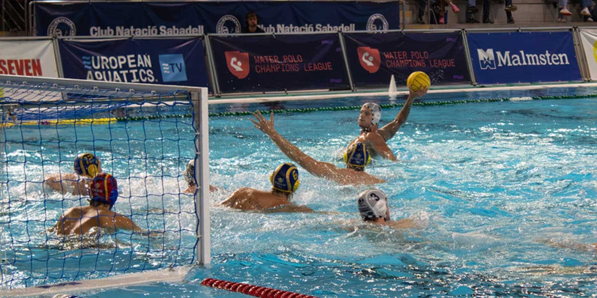 Cabanas, durant el partit. Autor: Xavi Cano