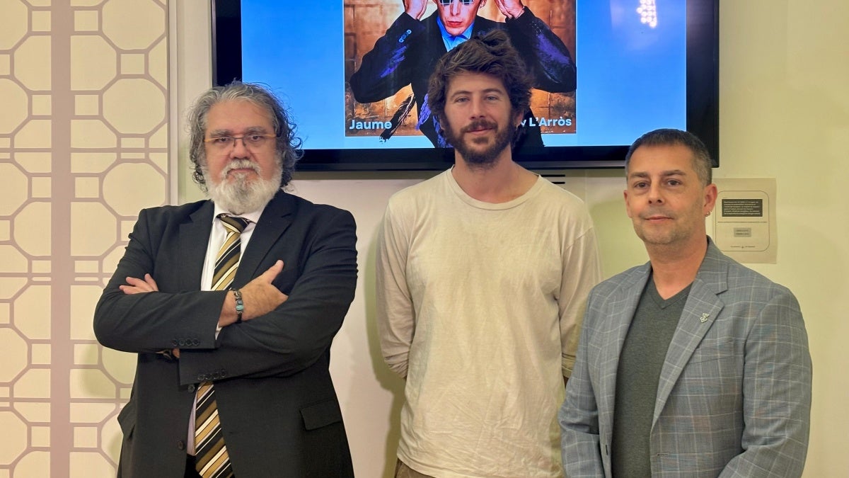 Xavier Pons, Jaume Madaula i Carles de la Rosa, aquest matí. Autor: J.d.A.