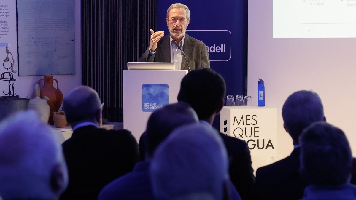 Carles Conill, a l'Aula de 'Aigua. Autor: Dihor. 