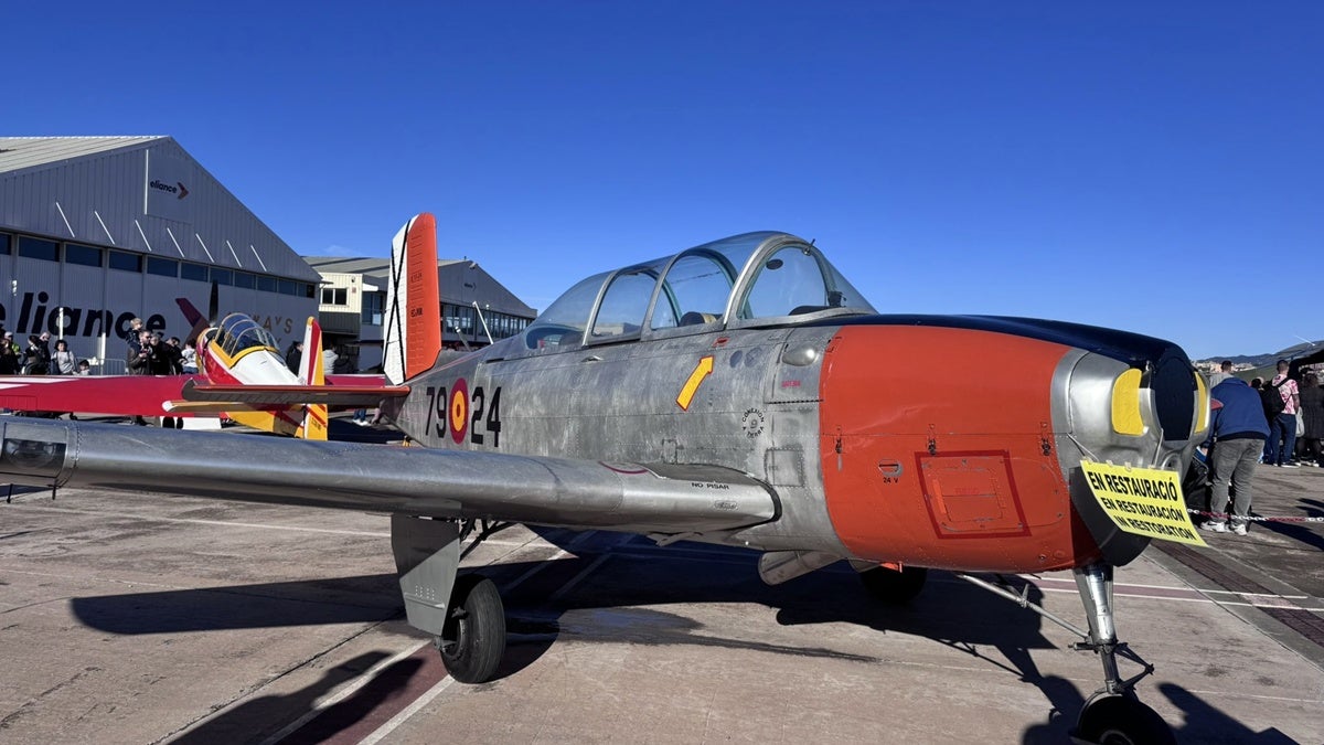 Una avioneta, el passat diumenge. Font: @aj_sabadell via X. 
