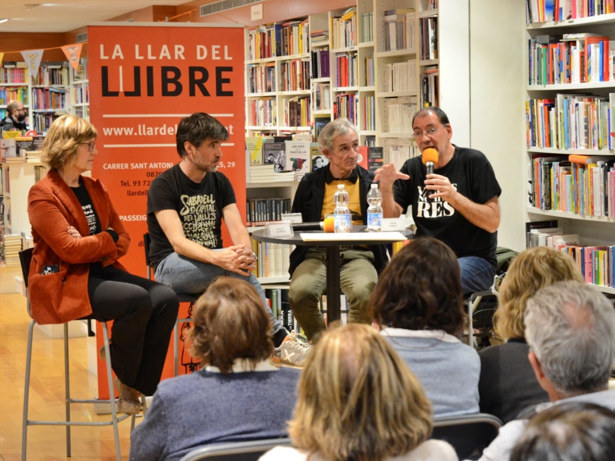 Llonch, Casagran, Fernández i Prat, aquest dimarts. Autor: J.d.A. 