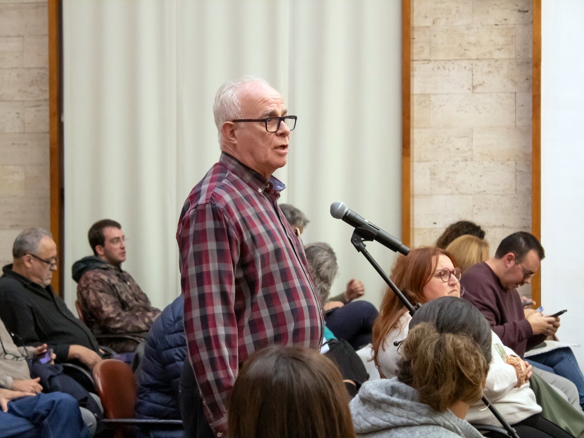 El president de Grandalla ha emocionat al ple. Autor: Xavi Cano. 