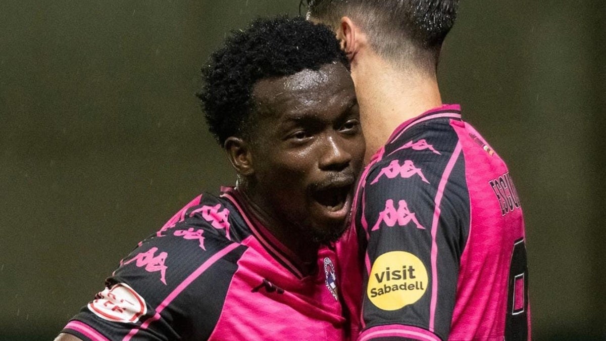 Liameed, celebrant amb Escudero. @CESabadell