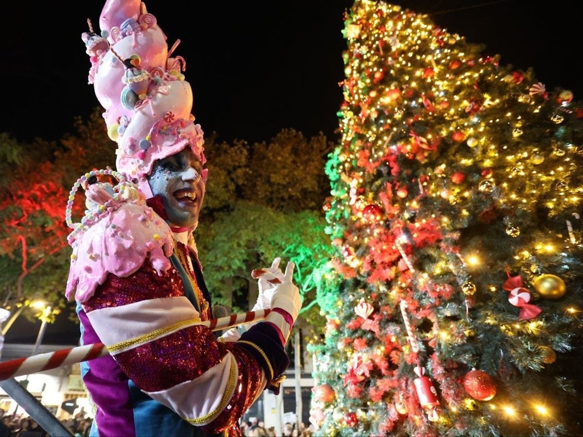 El Llaminer amb un arbre de Nadal. Autora: Anna Mas / Ajuntament. 