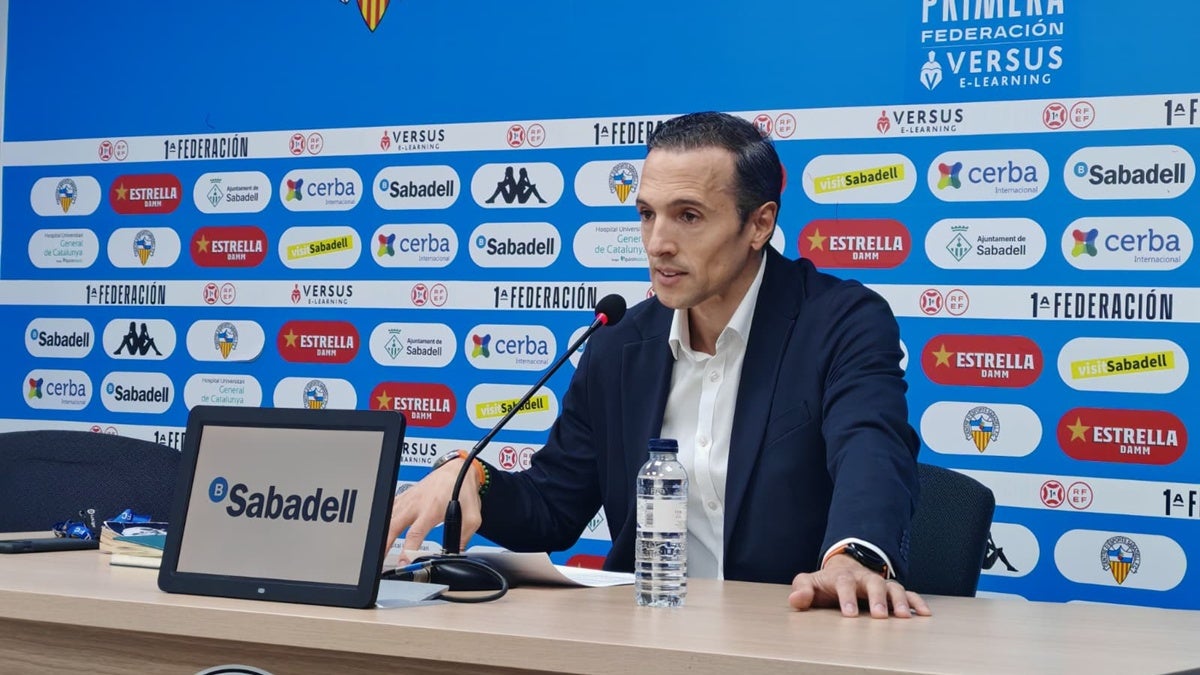 Pau Morilla-Giner, avui compareixent en roda de premsa. Autor: Albert P