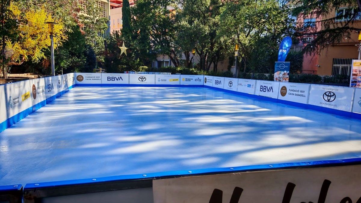 Així és la nova pista de patinatge de gel. Autor: Albert P