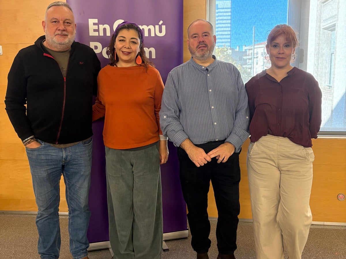 Roa, Sandoval, Mena i Montero, aquest matí. Autor: cedida. 