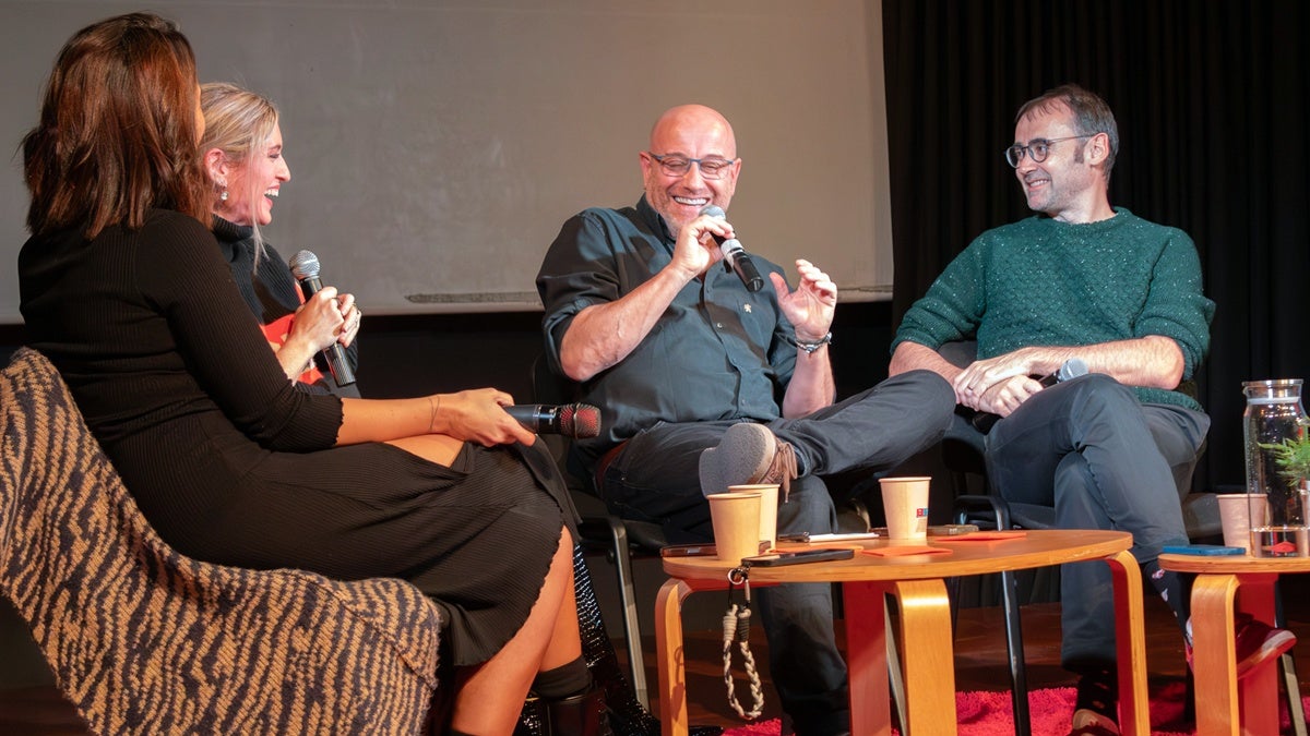 Rosel, Xinxó, Garcia-Planas i Padilla, durant la taula rodona. Autor: X.Cano. 