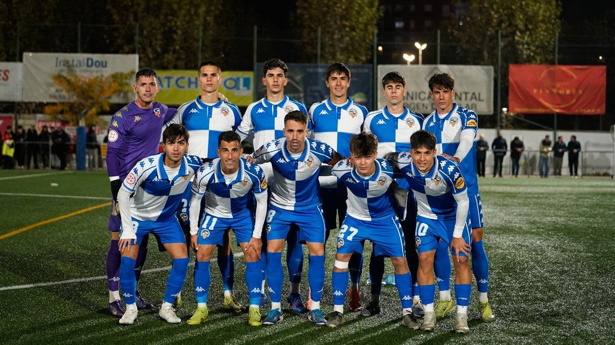 Onze inicial del partit. @CESabadell