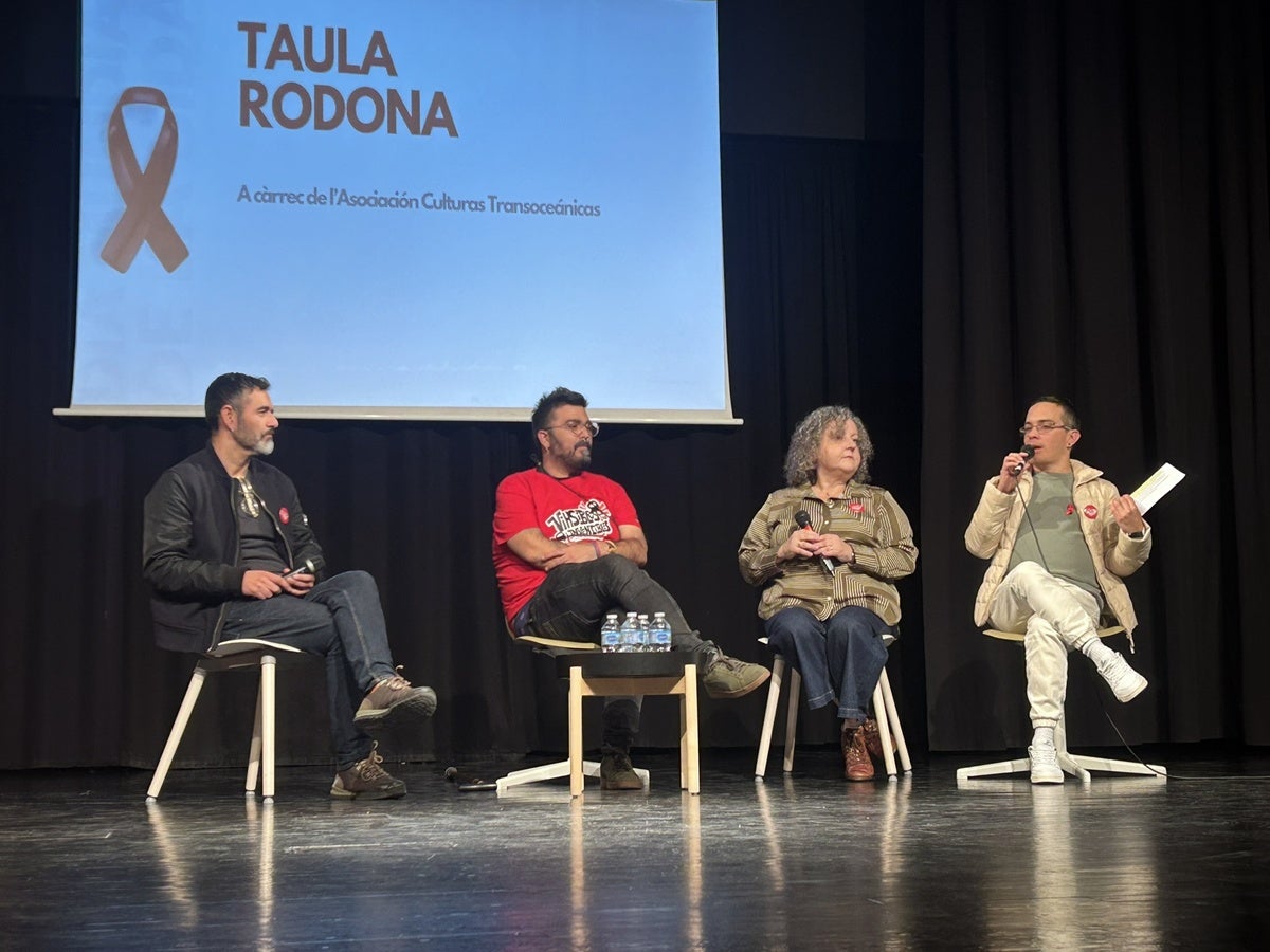 Taula rodona en el marc del Dia Mundial de la Sida 2025. Autor: cedida. 