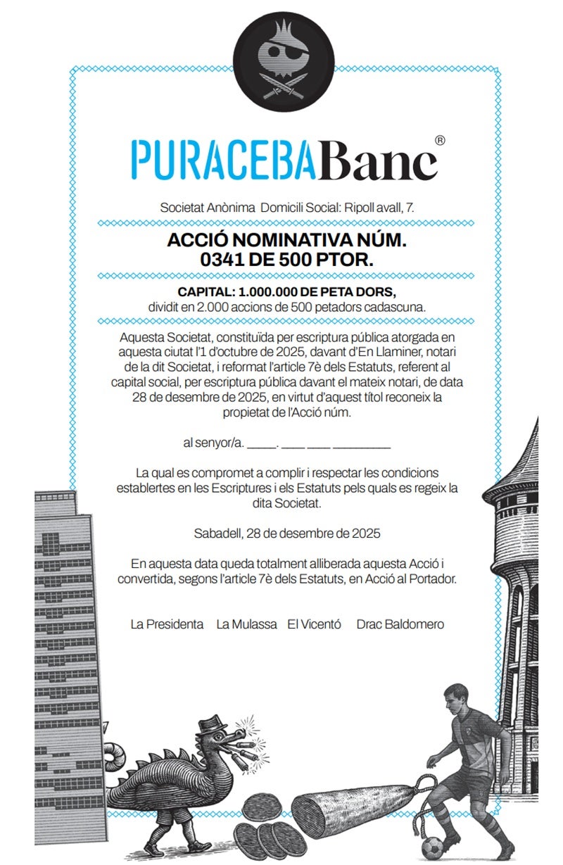 Acció de Pura Ceba Banc. Autor: cedida. 