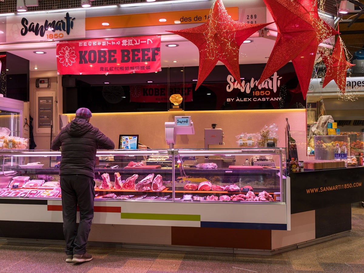 La parada Sanmartí al Mercat Central, fa uns dies. Autora: Dihor. 