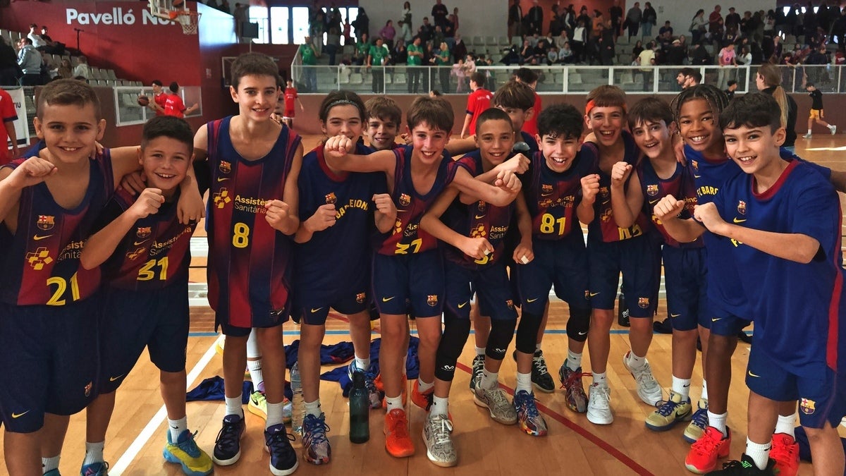 El mini masculí del FC Barcelona, campió. Autor: Albert P.