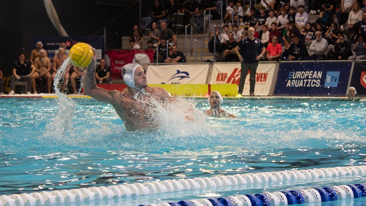 Cabanas, durant el partit. Autor: Xavi Cano