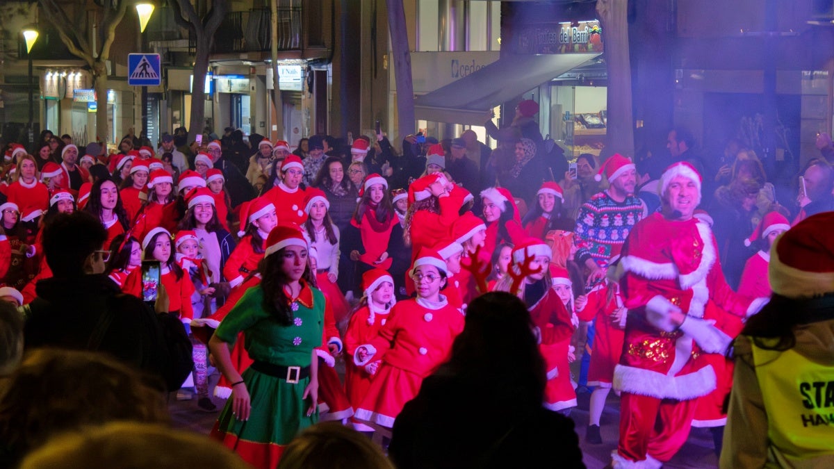 La 'flaixmob', aquest dimarts. Autor: Xavi Cano.