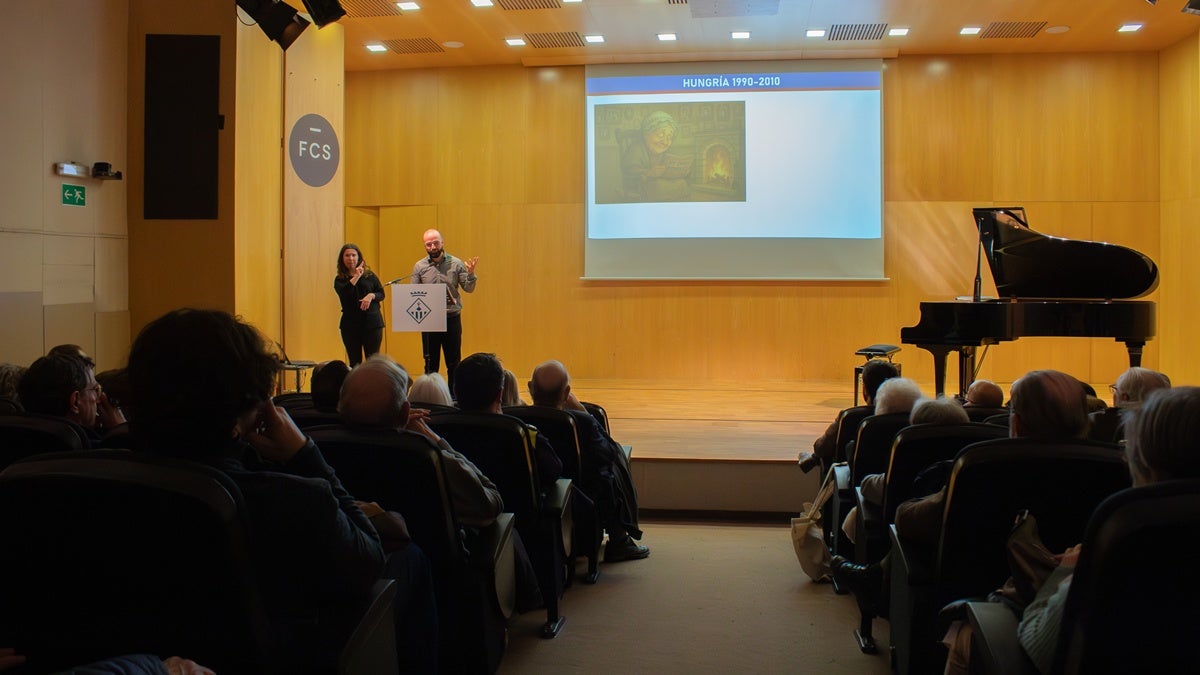 Ponència de Gábor Gyulai. Autor: Xavi Cano. 