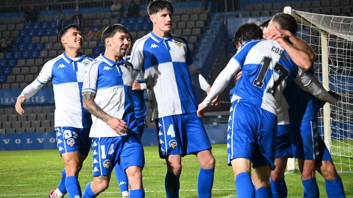 Celebració d'un dels gols. Autor: Críspulo Díaz