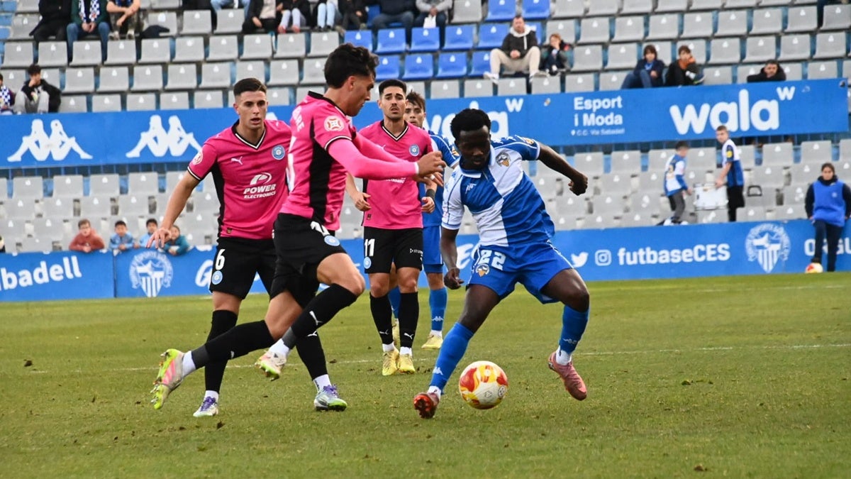 Liameed, durant el partit. Autor: Críspulo Díaz