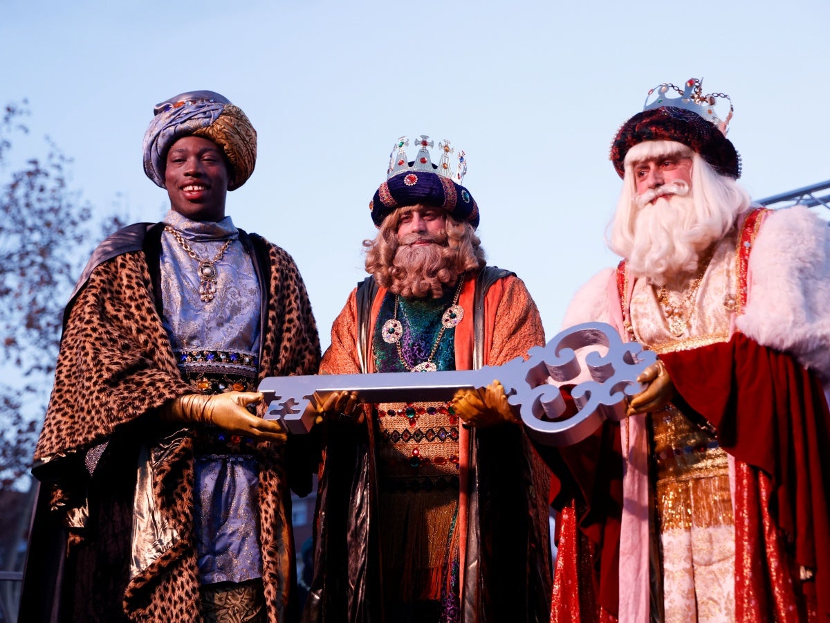 Baltasar, Gaspar i Melcior, l'any passat. Autor: D.Jiménez.