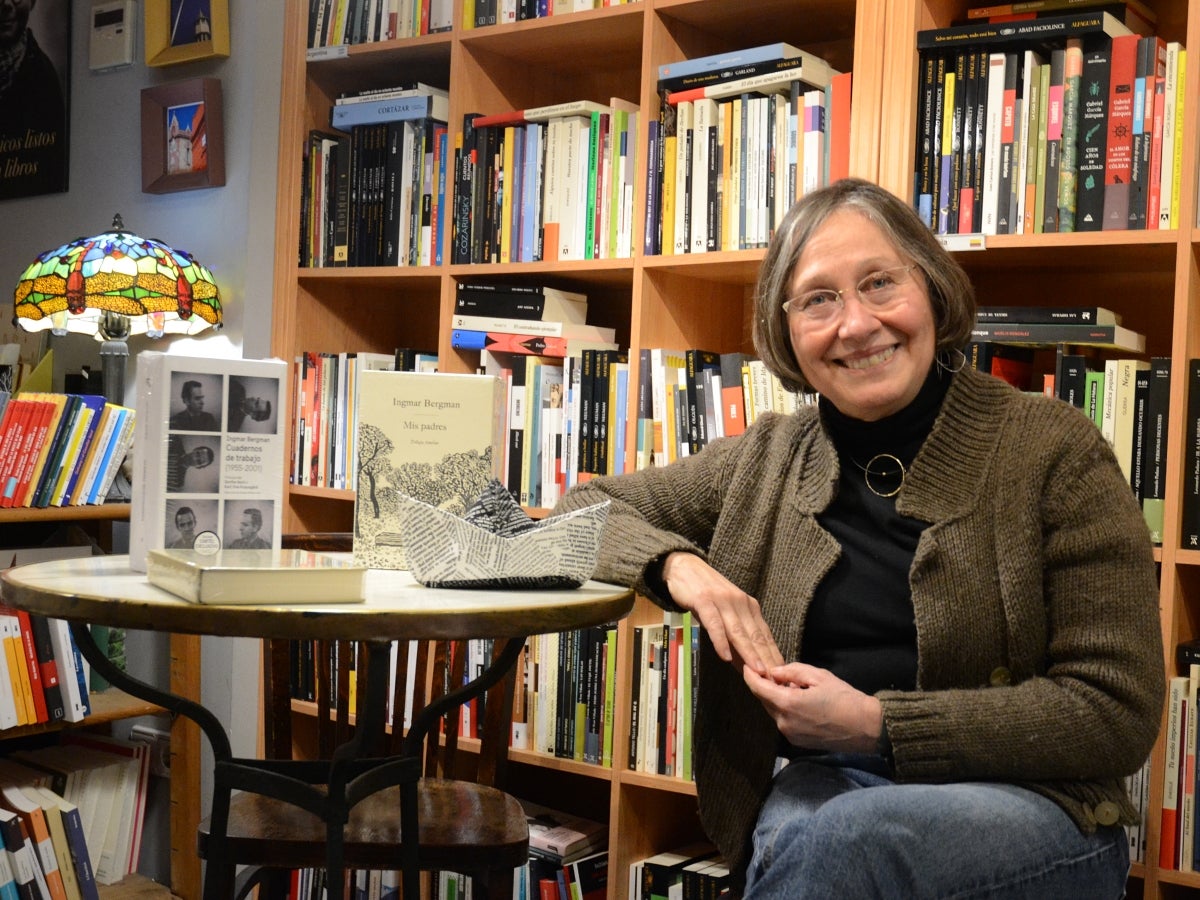 Cecilia Picún, al Librerío de la Plata, aquest dimarts. Autor: Jordi M.