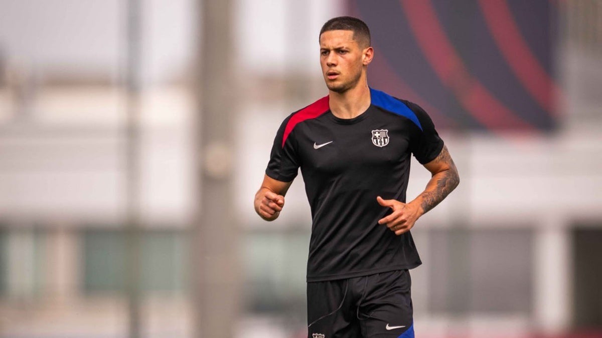 Alan Godoy, vestint l'elàstica culé. FC Barcelona