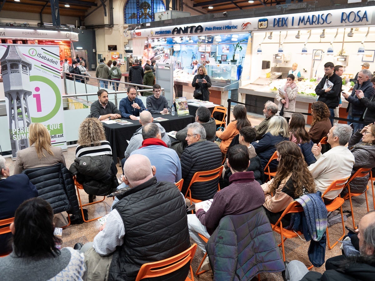 Presentació de l'Anuari #5, al Mercat Central, el passat mes de gener. 