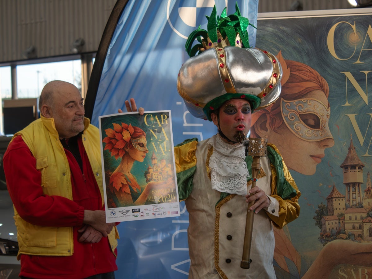 Presentació del cartell del Carnaval, aquest dijous. Autor: Xavi Cano. 