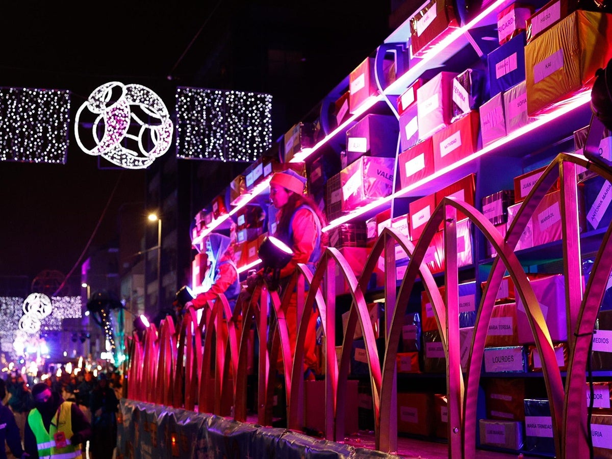 Un moment de la cavalcada de Reis. Autora: Dihor.