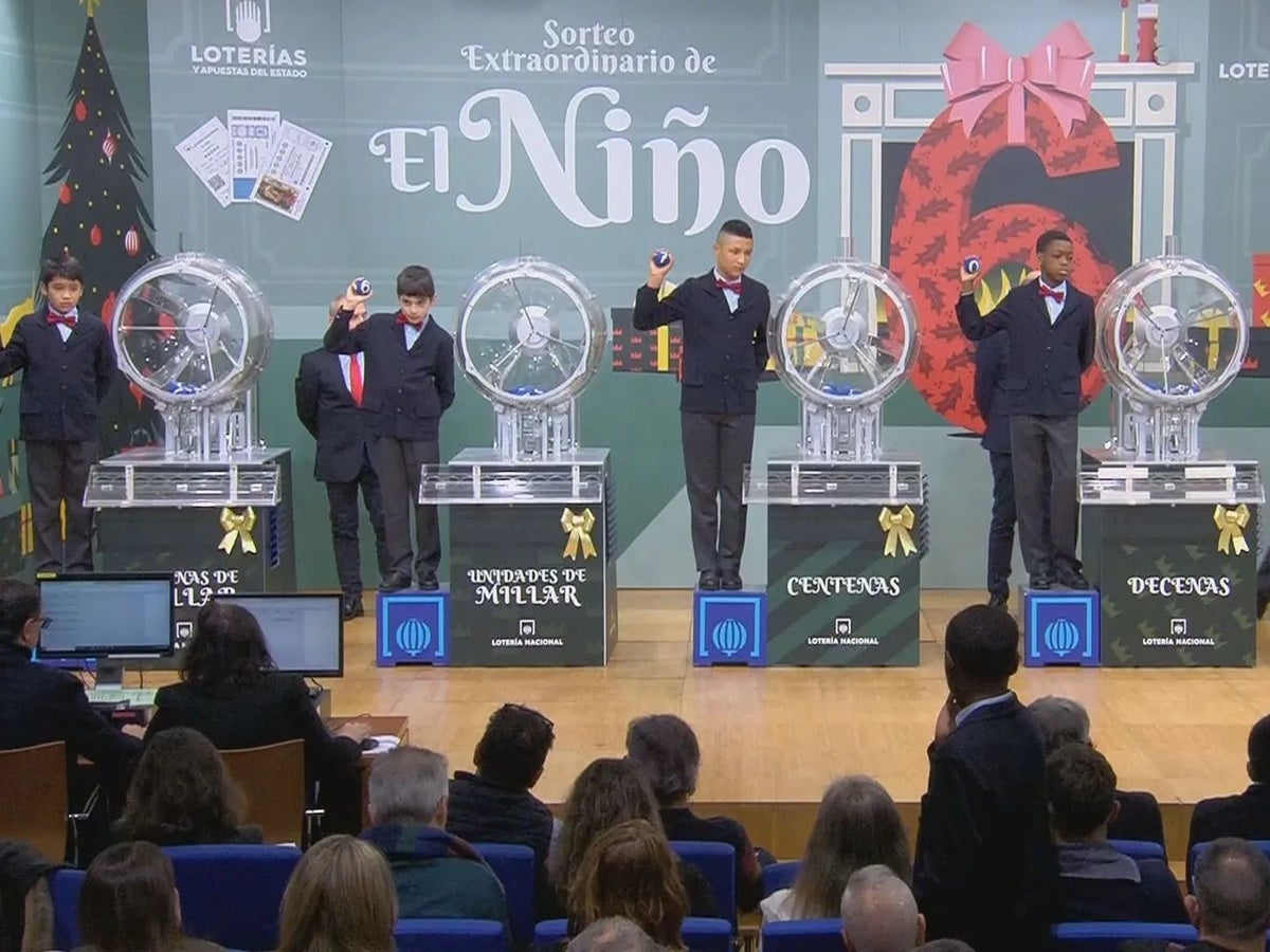 Sorteig de la Loteria de Reis. 