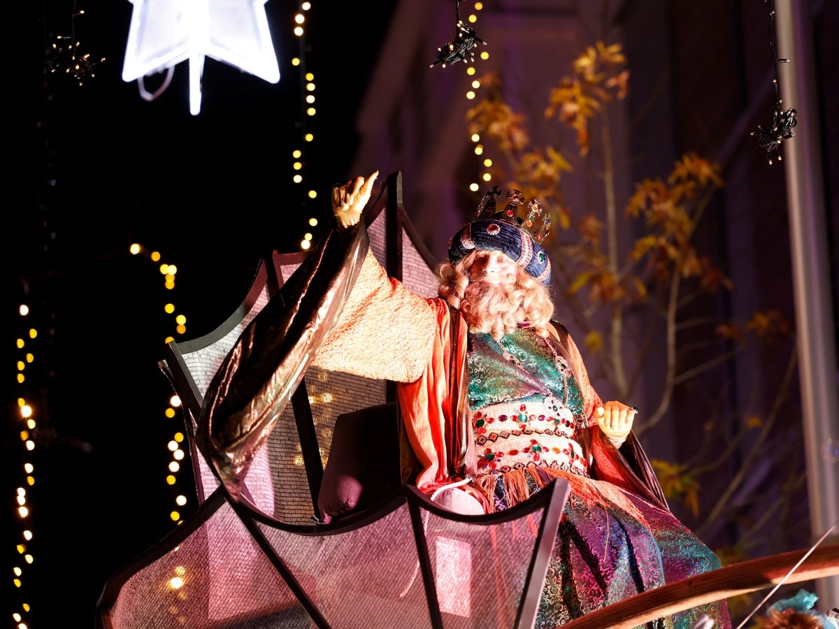 El rei Gaspar, a la cavalcada del 2025. Autor: D.Jiménez.