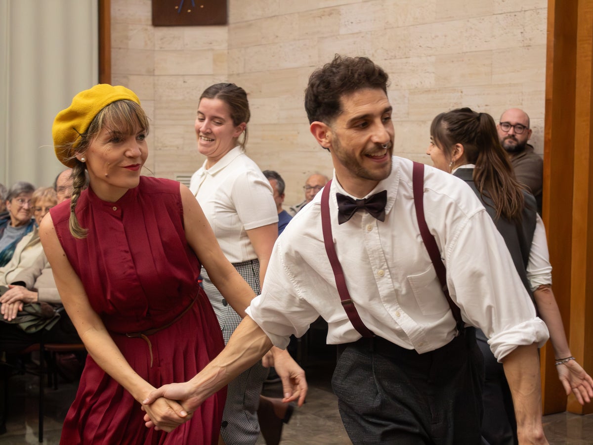 Exhibició de Swingcopats en el marc del Dia Internacional en Memòria de les Víctimes de l'Holocaust. Autor: Xavi Cano.