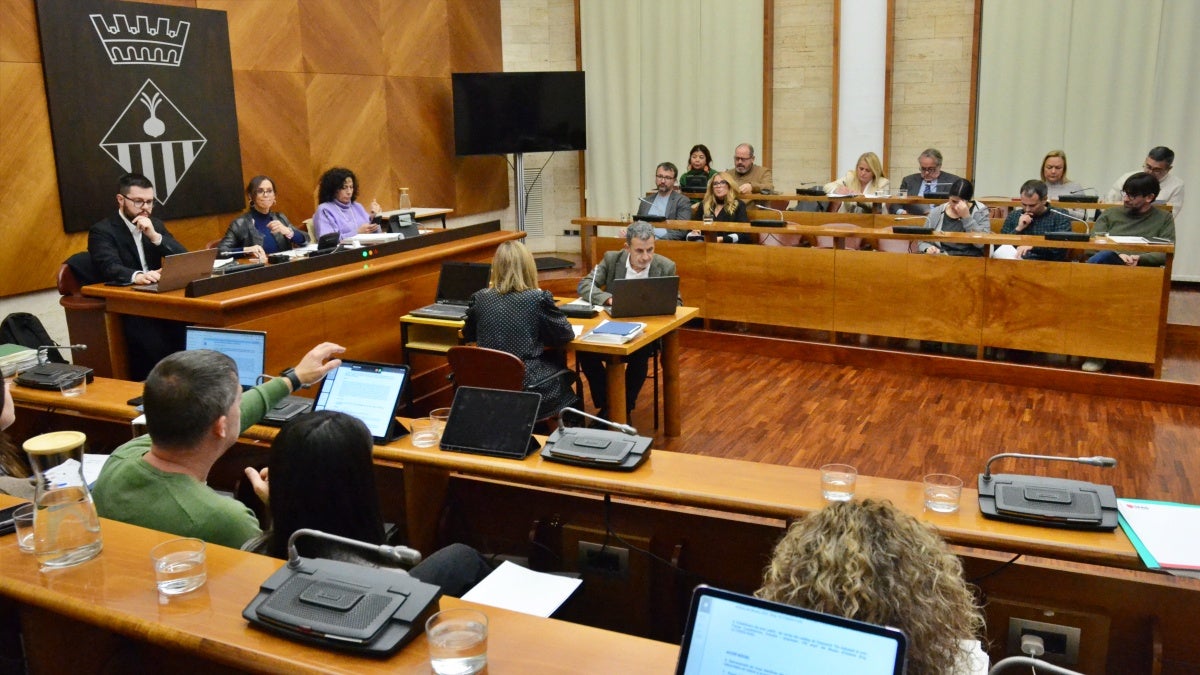 Un moment del ple municipal de gener de 2026. Autor: J.d.A.