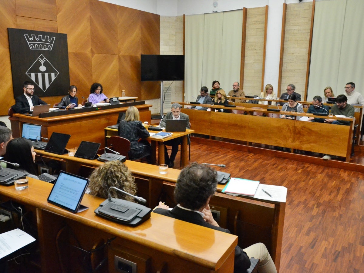 Un moment del ple municipal de gener de 2026. Autor: J.d.A.
