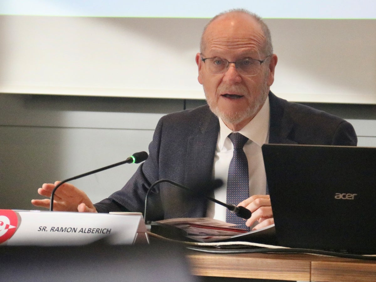 El president de la Cambra de Comerç, Ramon Alberich. Autor: ACN. 