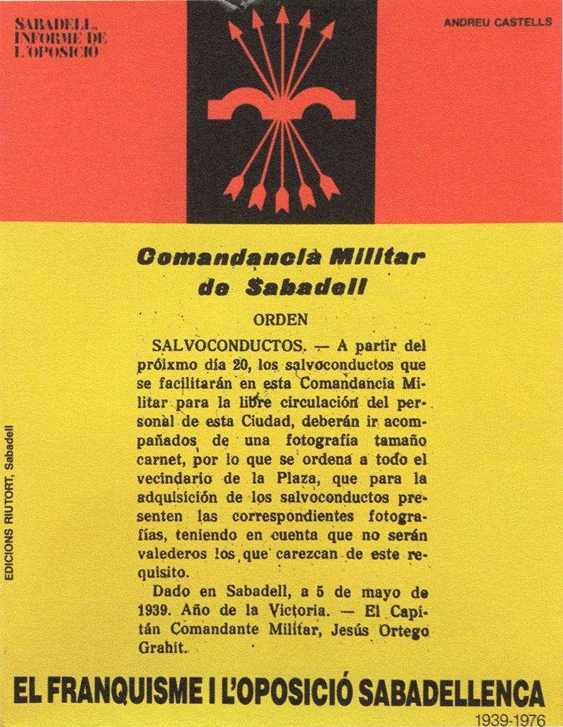 El sisè volum de 'Sabadell: informe de l'oposició'. 