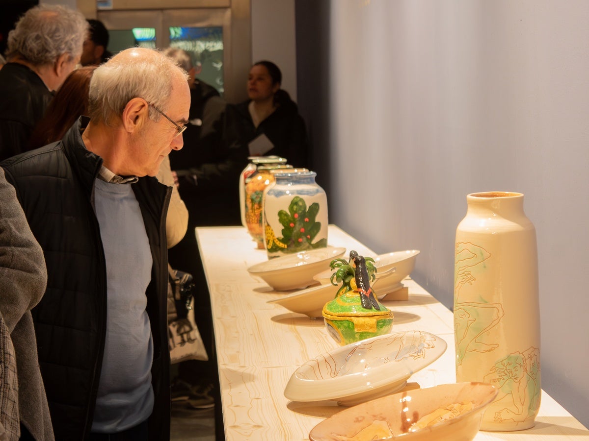 Inauguració de la mostra de ceràmica. Autor: Xavi Cano. 