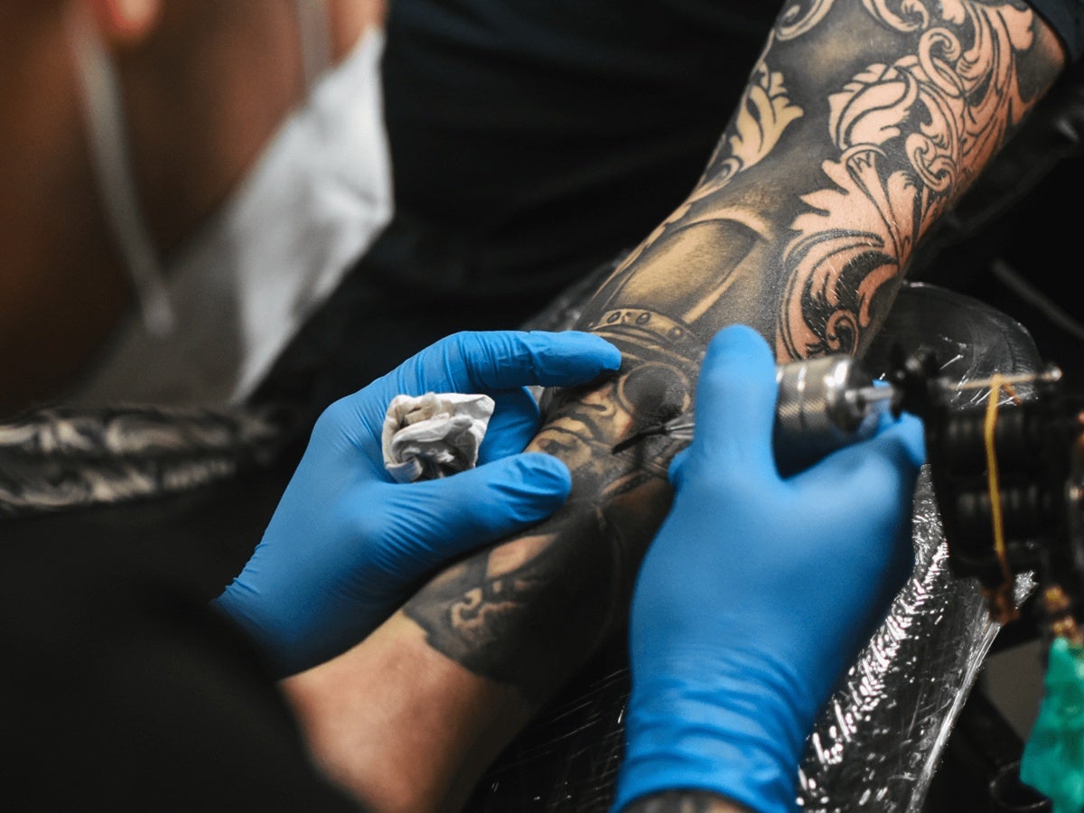 Un centre de tattoo a Barcelona. 