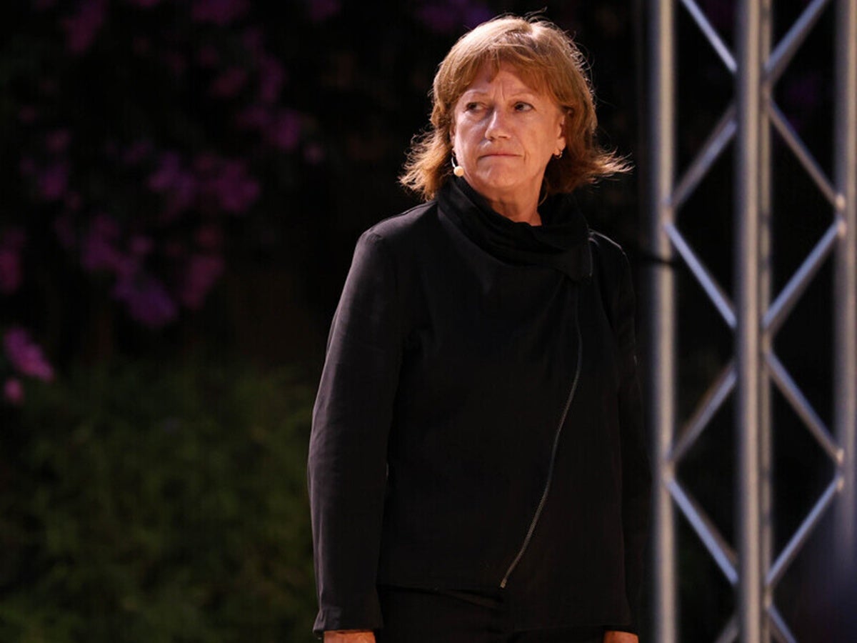 L'actriu Rosa Renom, als Jardinets, el passat estiu. Autor: D.Jiménez. 