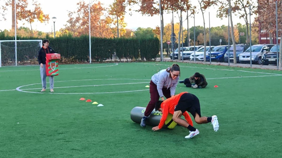 Tarda d'entrenaments al Municipal de la Creu. Autor: Albert P.