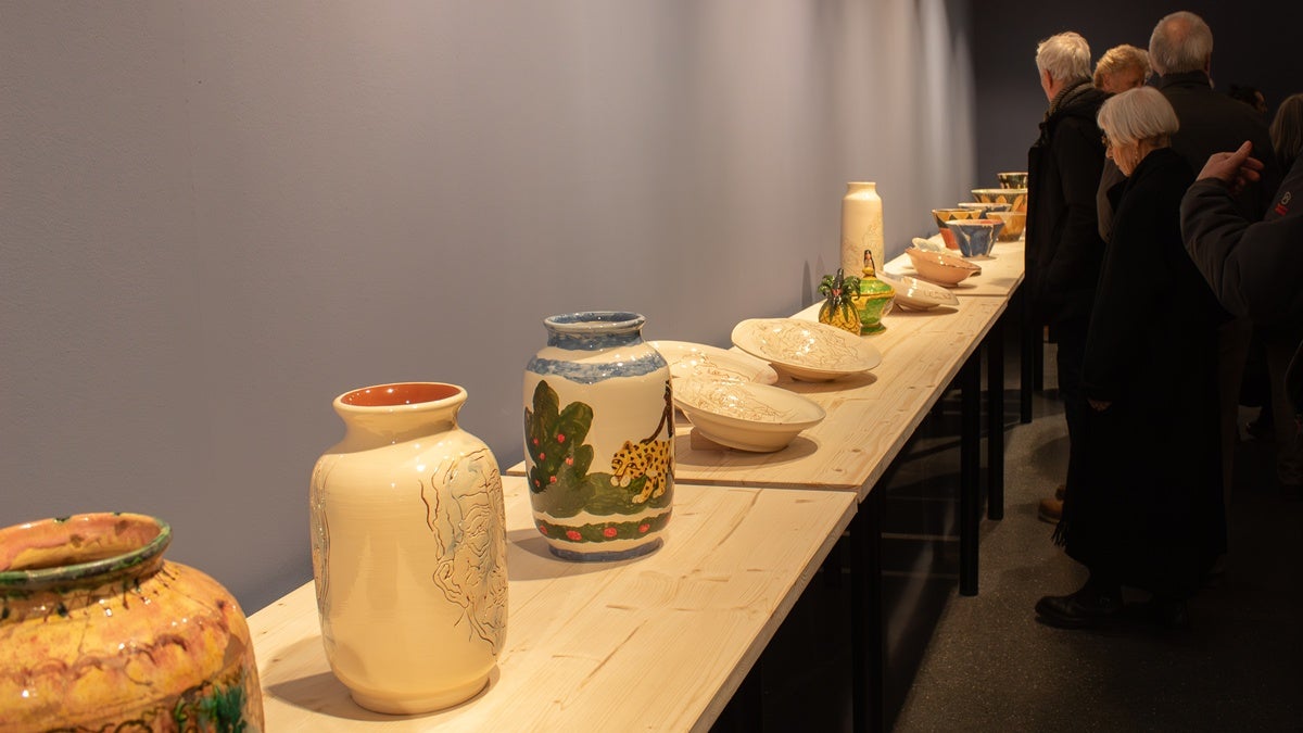 Inauguració de la mostra de ceràmica. Autor: Xavi Cano.