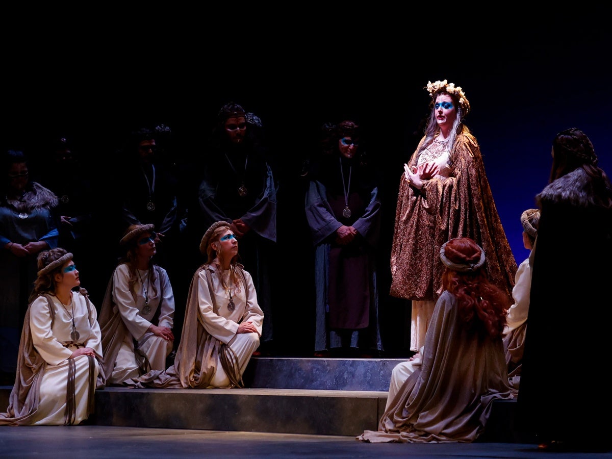 Un moment de l'òpera 'Norma', el 20 de febrer de 2026. Autor: Dihor.