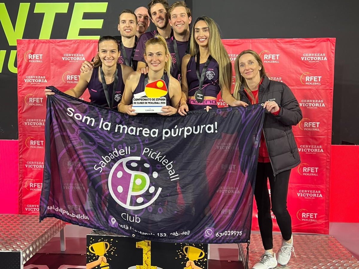 Triomf de campionat del Pickleball Sabadell, millors d'Espanya. Cedida