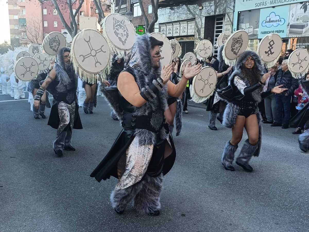 Rua de carnaval de Ca n'Oriac. Autor: cedida
