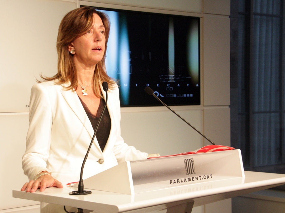 L'actual responsable d'Educació al Vallès, Montse Capdevila, quan era diputada al Parlament, l'any 2013. Autor: ACN. 