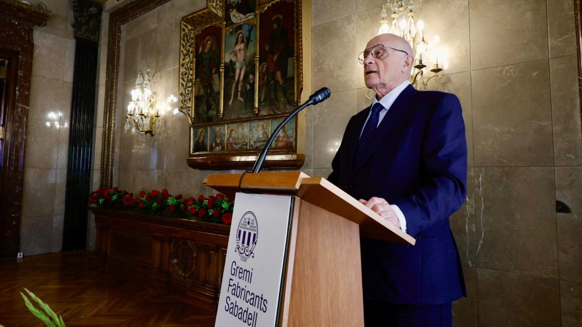 Josep Oliu, aquest migdia. Autor: jorlaez