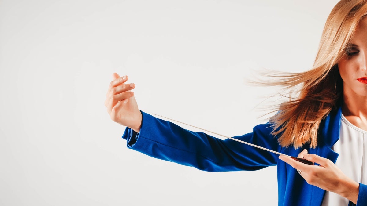 La directora d'orquestra Isabel Rubio, en una imatge de la seva web.