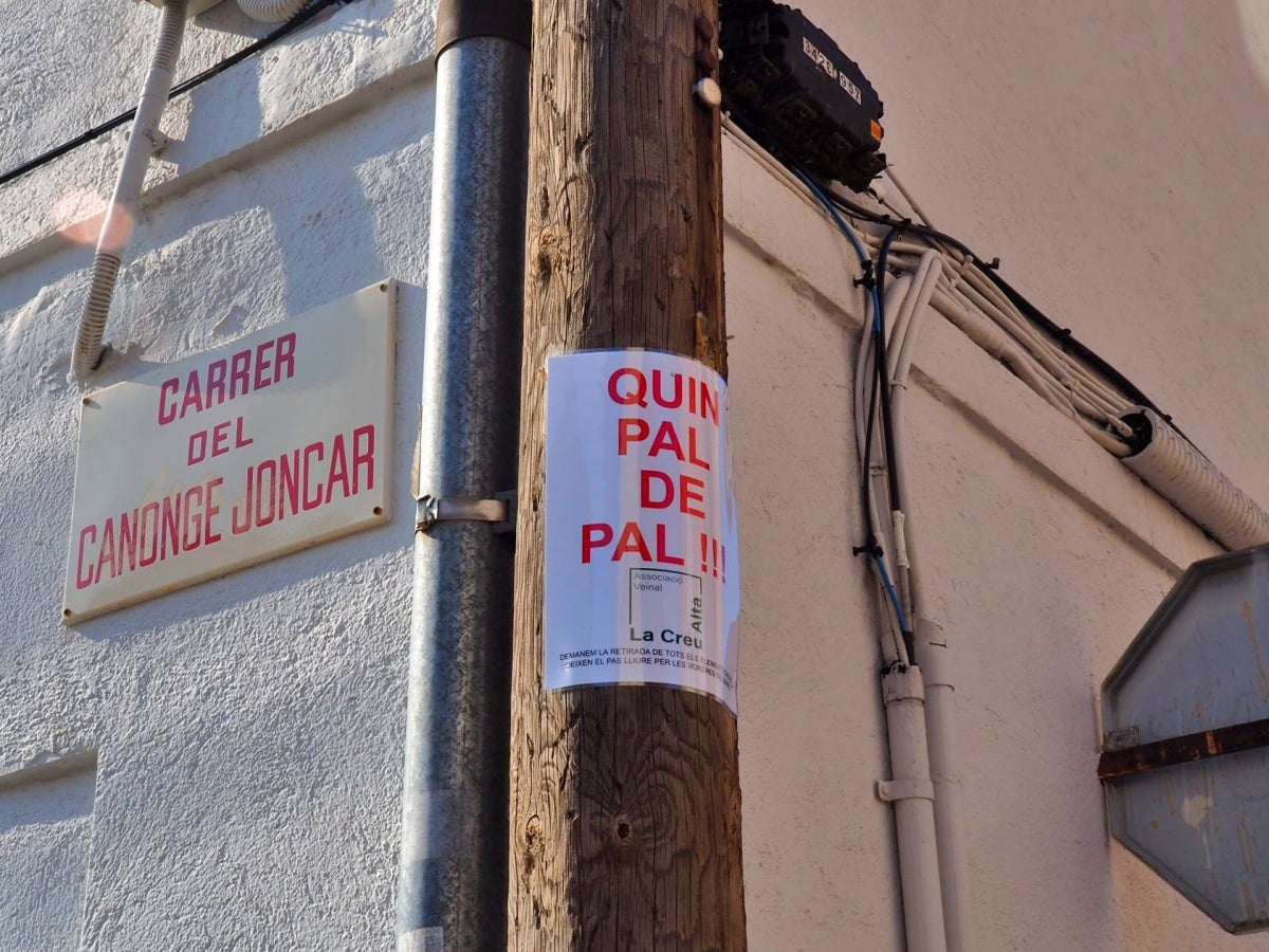 Inici de la campanya de denúncia de l'AV Creu Alta. Autor: cedida. 